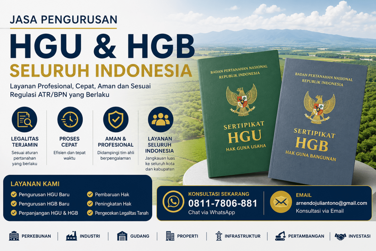 Jasa Pengurusan HGU dan HGB –&nbsp;08117806881